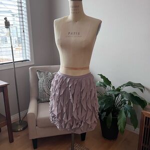 Club Monaco Mauve/Grey Mini Skirt
